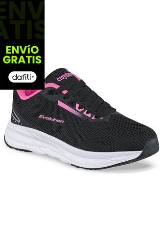 Tenis Running Rofer Negro Para Niña Croydon Croydon