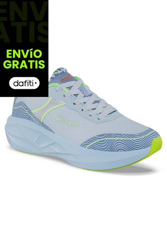 Tenis Running Junire Azul-Azul Croydon Para Mujer Croydon