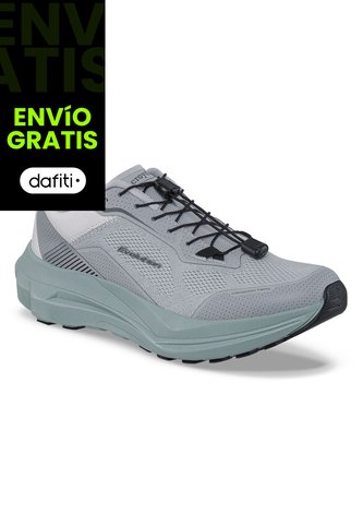 Tenis Trail Running Fivoral Gris-Verde Croydon Para Hombre Croydon