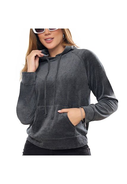 Buzo Amarella Gris Para Mujer Croydon