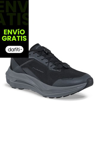 Tenis Trail Running Fivoral Negro Croydon Para Hombre Croydon