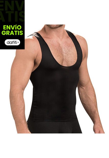 Camisilla Correc Postura Negro Para Hombre Croydon