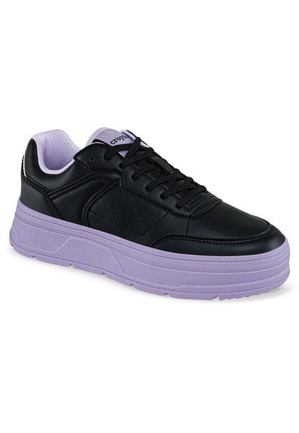 Tenis Ceilo Negro Para Mujer Croydon