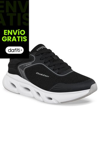Tenis Running Ruki Negro-Gris Croydon Para Mujer Croydon