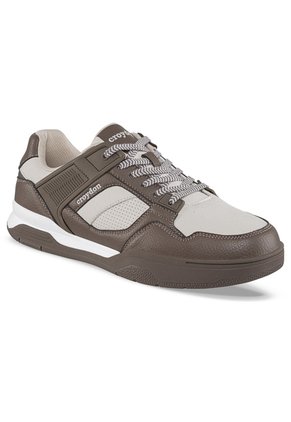 Tenis Urbanos Jecod Beige-Café Croydon Para Hombre