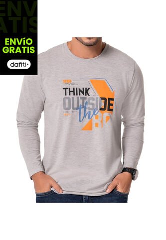 Camibuzo Outside Gris Croydon Para Hombre Croydon