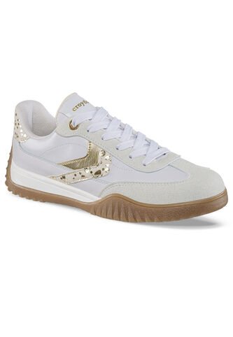 Tenis Urbanos Nerida Blanco-Oro Croydon Para Mujer Croydon