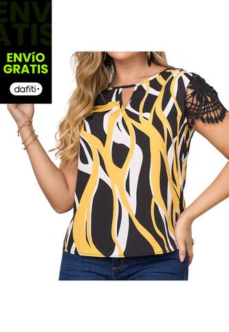 Blusa Kenya Amarillo Croydon Para Mujer Croydon