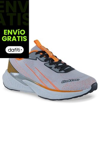 Tenis Running Torvil Gris-Naranja Croydon Para Hombre Croydon