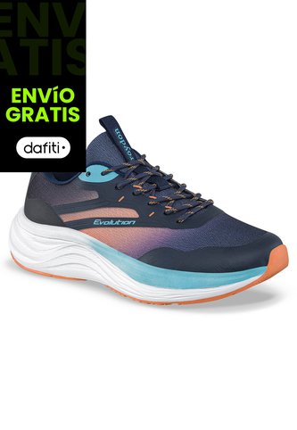 Tenis Running Damira Negro-Nar Croydon Para Hombre Croydon