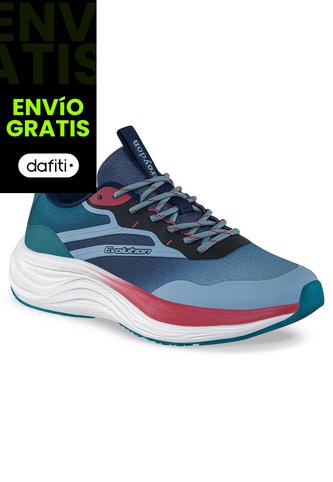 Tenis Running Damira Verde-Azul Croydon Para Hombre Croydon