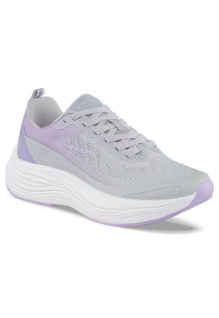 Tenis Running Snarp Gris Para Mujer Croydon