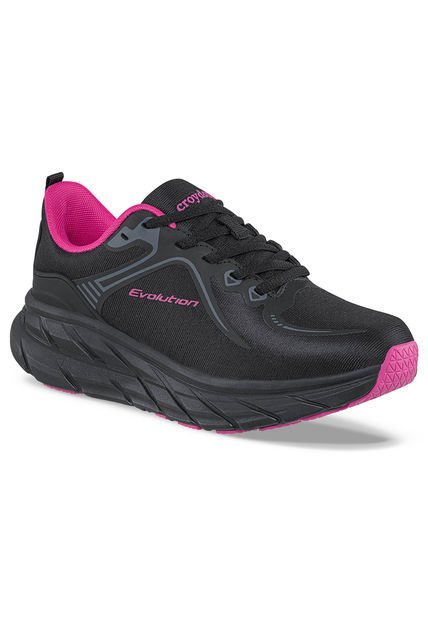 Tenis Running Lukup Negro-Negro Para Mujer Croydon