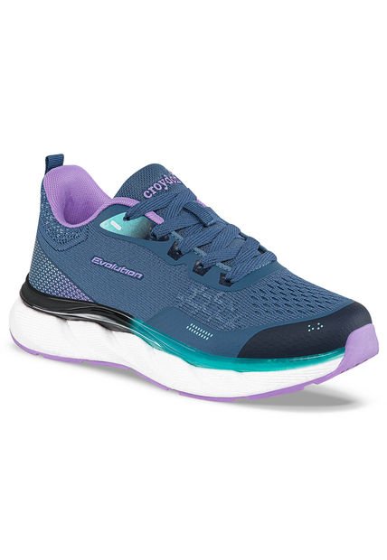 Tenis Running Kluk Azul Osc Para Mujer Croydon