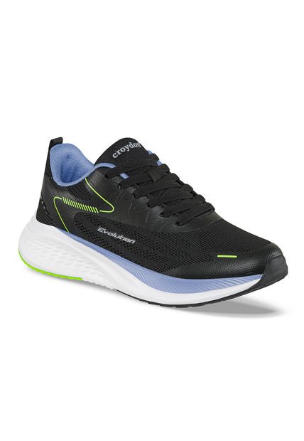 Tenis Running Nictel Negro Para Mujer Croydon