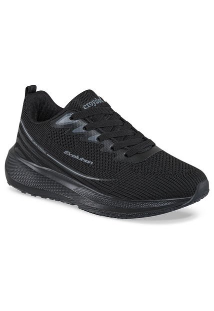 Tenis Running Lipus Negro-Gris Para Mujer Croydon
