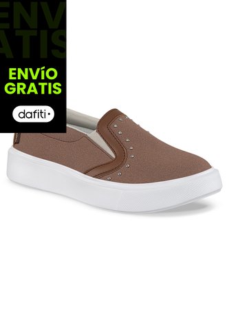 Tenis Casuales Cres Miel Croydon Para Mujer Croydon
