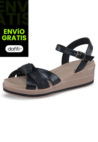 Sandalias Casuales Zenday Negro Croydon Para Mujer Croydon