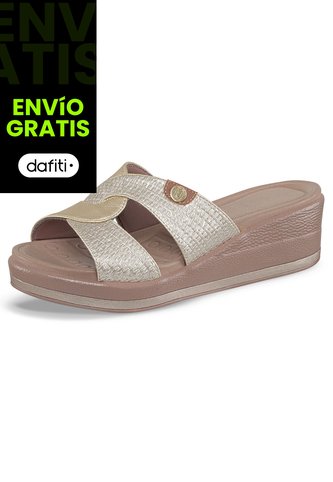 Sandalias Casuales Anabela Oro Croydon Para Mujer Croydon