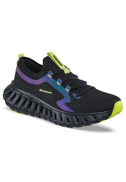 Tenis Running Saraz Negro Croydon Para Hombre