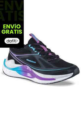 Tenis Running Deka Negro Croydon Para Mujer Croydon