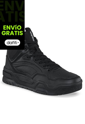 Tenis Urbanos Yosh Negro-Negro Croydon Para Hombre Croydon