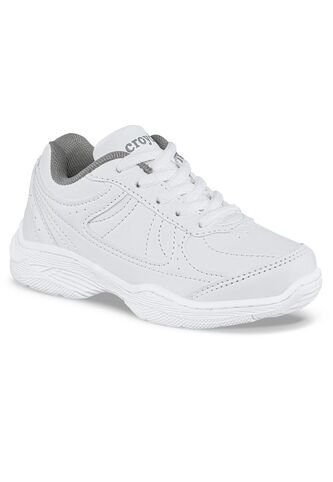 Tenis Colegial 10 New Blanco Para Niño Y Niña Croydon Croydon
