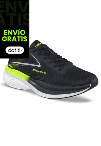 Tenis Running Fanira Negro Croydon Para Hombre Croydon