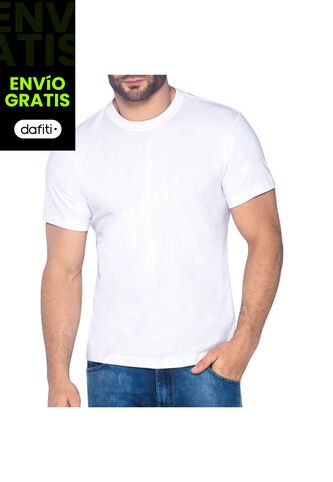 Camiseta Cuello Red Blanco Para Hombre Croydon Croydon