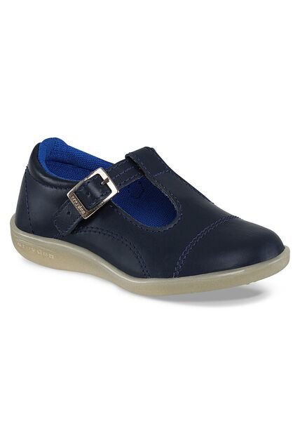 Zapatos Escolares Colegial Videl Azul Para Niña Croydon