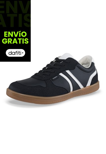 Tenis Urbanos Anteros Negro Croydon Para Hombre