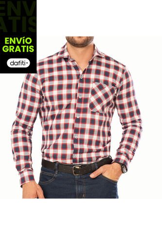 Camisa Julian Rojo Para Hombre Croydon Croydon