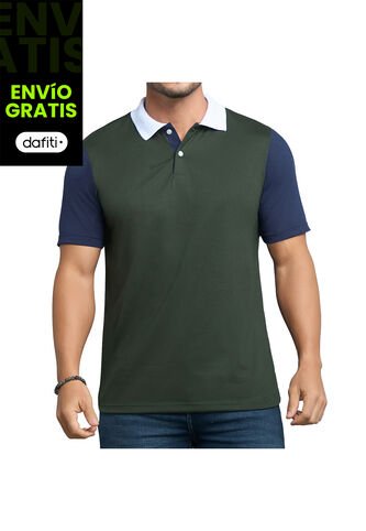 Camiseta Polo Sam Verde Militar Para Hombre Croydon Croydon