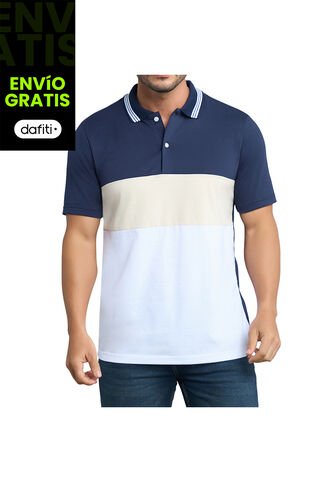 Camiseta Polo Mark Azul Osc Para Hombre Croydon Croydon