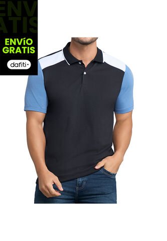 Camiseta Polo Emanuel Azul Claro Para Hombre Croydon Croydon