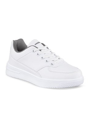 Tenis Colegio Shopir C Blanco-Gris Para Niño Y Niña Croydon