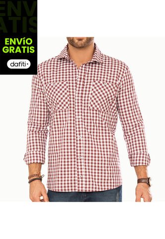 Camisa Juan Vino Para Hombre Croydon Croydon