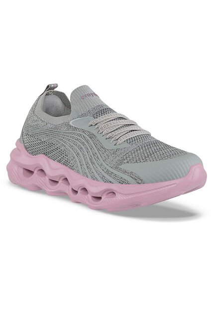 Tenis Para Caminar Nami Gris Croydon Para Mujer