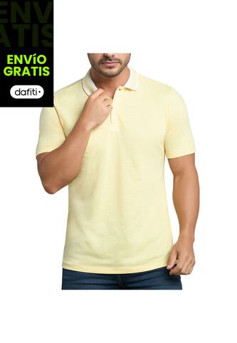Camiseta Polo Pedro Amarillo Para Hombre Croydon Croydon