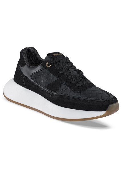 Tenis Urbanos Xanthee Negro Croydon Para Mujer
