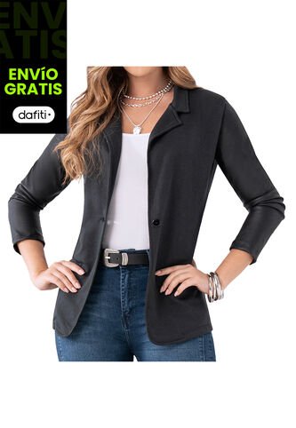 Blazer Carol Negro Para Mujer Croydon Croydon