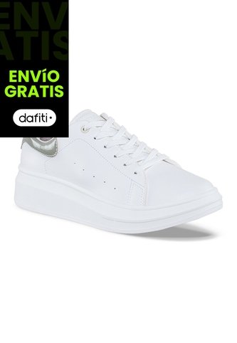 Tenis Urbanos Euforia Blanco-Verde Croydon Para Mujer Croydon
