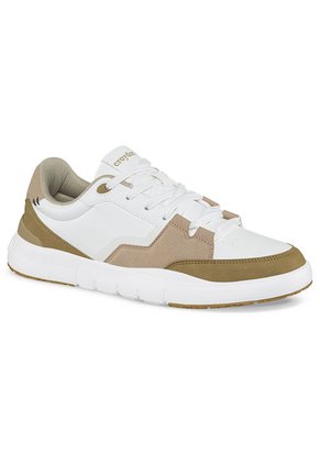 Tenis Agrar Blanco-Café Para Hombre Croydon