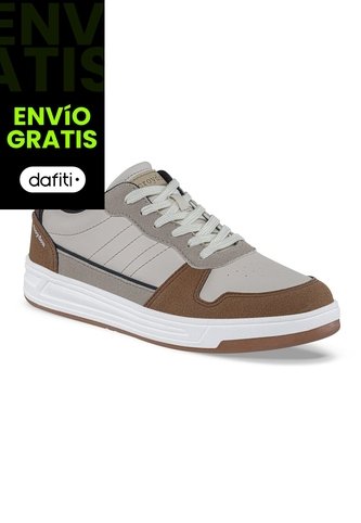 Tenis Casuales Titus Beige-Café Croydon Para Hombre Croydon