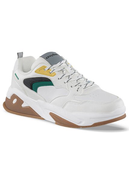 Tenis Urbanos Doter Blanco-Blanco Croydon Para Hombre