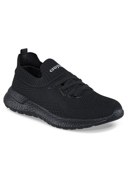 Tenis Para Caminar Azaley Negro-Negro Croydon Para Mujer