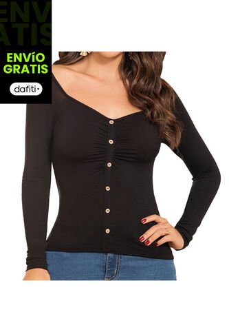 Blusa Kanny Negro Para Mujer Croydon Croydon