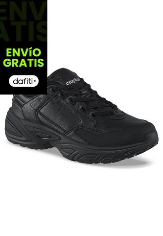 Tenis Colegio Forti C Negro Croydon Para Niño Y Niña Croydon