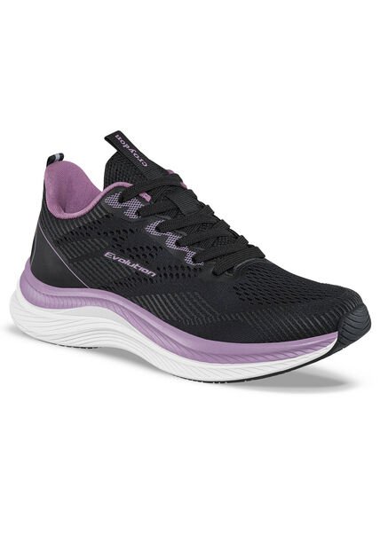Tenis Running Loti Negro Croydon Para Mujer
