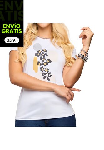 Camiseta Valentina Blanco Para Mujer Croydon Croydon